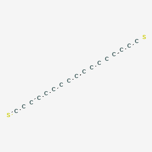 molecular formula C17S2 B14234225 Heptadecahexadecaene-1,17-dithione CAS No. 628298-85-1