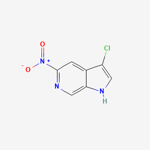 3-chloro-5-nitro-1H-pyrrolo[2,3-c]pyridine