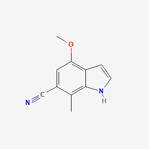 6-Cyano-4-methoxy-7-methyl-1H-indole