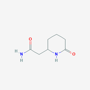 2-(6-Oxopiperidin-2-yl)acetamide