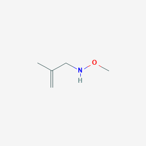 molecular formula C5H11NO B14234317 N-Methoxy-2-methylprop-2-en-1-amine CAS No. 632344-09-3