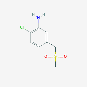 2-Chloro-5-(methanesulfonylmethyl)aniline