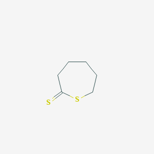 molecular formula C6H10S2 B14234332 Thiepane-2-thione CAS No. 566895-13-4