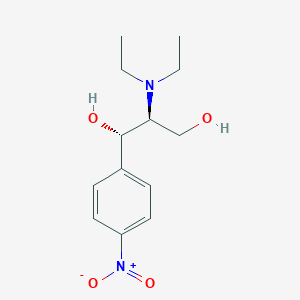 molecular formula C13H20N2O4 B14234432 (1S,2S)-2-(diethylamino)-1-(4-nitrophenyl)propane-1,3-diol CAS No. 493039-31-9