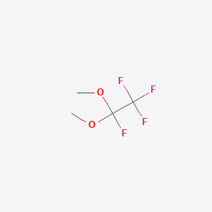 molecular formula C4H6F4O2 B14234495 1,1,1,2-Tetrafluoro-2,2-dimethoxyethane CAS No. 595543-28-5