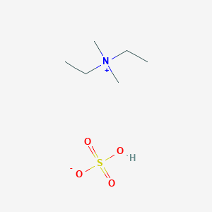molecular formula C6H17NO4S B14234536 N-Ethyl-N,N-dimethylethanaminium hydrogen sulfate CAS No. 403695-54-5