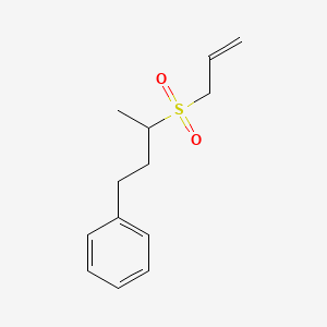 molecular formula C13H18O2S B14234652 [3-(Prop-2-ene-1-sulfonyl)butyl]benzene CAS No. 501325-57-1