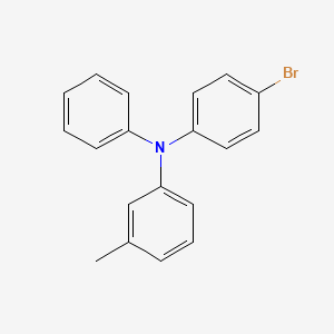 molecular formula C19H16BrN B14234674 N-(4-Bromophenyl)-3-methyl-N-phenylaniline CAS No. 207345-05-9
