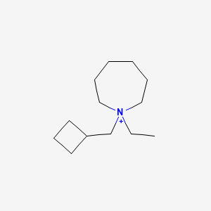 molecular formula C13H26N+ B14234762 1-(Cyclobutylmethyl)-1-ethylazepan-1-ium CAS No. 529474-22-4