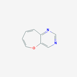 molecular formula C8H6N2O B14234795 Oxepino[3,2-D]pyrimidine CAS No. 405230-54-8