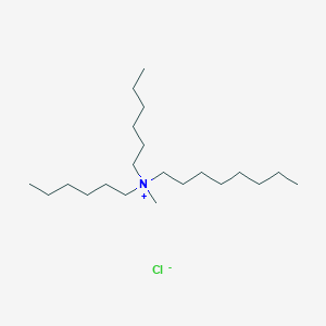 molecular formula C21H46ClN B14234847 N,N-Dihexyl-N-methyloctan-1-aminium chloride CAS No. 498552-67-3
