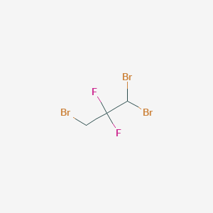 molecular formula C3H3Br3F2 B14234880 1,1,3-Tribromo-2,2-difluoropropane CAS No. 362631-77-4