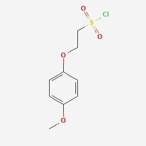 molecular formula C9H11ClO4S B1423490 2-(4-Methoxyphenoxy)ethane-1-sulfonyl chloride CAS No. 90220-74-9