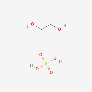 molecular formula C2H8O6S B14234927 Sulfuric acid--ethane-1,2-diol (1/1) CAS No. 478784-91-7