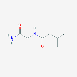 molecular formula C7H14N2O2 B14234960 Butanamide, N-(2-amino-2-oxoethyl)-3-methyl- CAS No. 241816-75-1