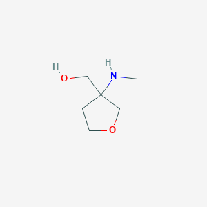 [3-(Methylamino)oxolan-3-yl]methanol