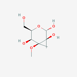 molecular formula C9H18O6 B14235187 2,3-Di-C-methyl-3-O-methyl-alpha-D-talopyranose CAS No. 492462-53-0