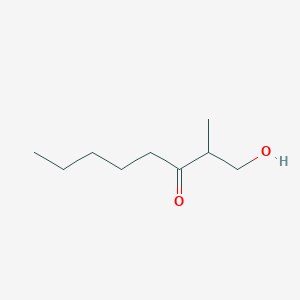 molecular formula C9H18O2 B14235280 1-Hydroxy-2-methyloctan-3-one CAS No. 332871-48-4