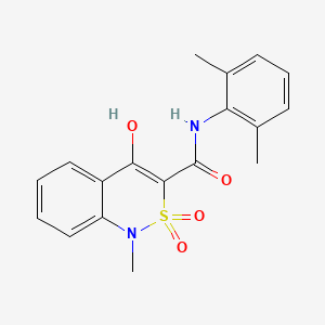 molecular formula C18H18N2O4S B1423532 N-(2,6-dimethylphenyl)-4-hydroxy-1-methyl-2,2-dioxo-1,2-dihydro-2lambda~6~,1-benzothiazine-3-carboxamide CAS No. 320423-84-5