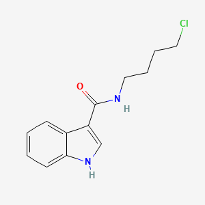 molecular formula C13H15ClN2O B14235334 N-(4-Chlorobutyl)-1H-indole-3-carboxamide CAS No. 502709-85-5