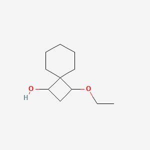 molecular formula C11H20O2 B1423541 3-Ethoxyspiro[3.5]nonan-1-ol CAS No. 1354951-03-3