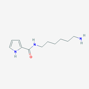 molecular formula C11H19N3O B14235463 N-(6-Aminohexyl)-1H-pyrrole-2-carboxamide CAS No. 500734-86-1