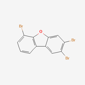 molecular formula C12H5Br3O B14235530 2,3,6-Tribromo-dibenzofuran CAS No. 617707-51-4