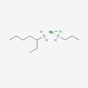 molecular formula C12H26Mg B14235630 magnesium;butane;3-methanidylheptane CAS No. 214402-25-2