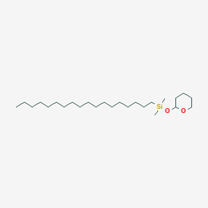 molecular formula C25H52O2Si B14235652 Dimethyl(octadecyl)[(oxan-2-yl)oxy]silane CAS No. 544715-95-9