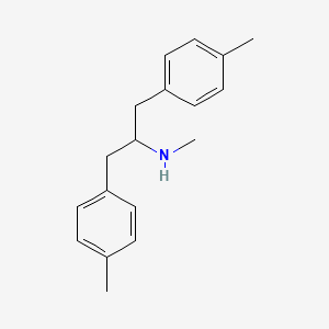 molecular formula C18H23N B1423566 [1,3-双(4-甲基苯基)丙烷-2-基](甲基)胺 CAS No. 1282602-92-9