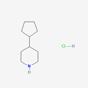 molecular formula C10H20ClN B1423569 4-环戊基哌啶盐酸盐 CAS No. 1354962-37-0