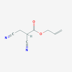 molecular formula C8H8N2O2 B14235795 Prop-2-en-1-yl 2,3-dicyanopropanoate CAS No. 477776-31-1