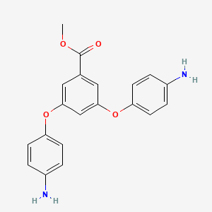 molecular formula C20H18N2O4 B14235859 Methyl 3,5-bis(4-aminophenoxy)benzoate CAS No. 219968-25-9