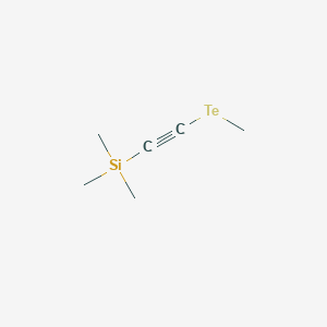 molecular formula C6H12SiTe B14235908 Trimethyl[(methyltellanyl)ethynyl]silane CAS No. 501330-23-0