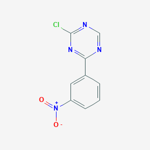 2-Chloro-4-(3-nitrophenyl)-1,3,5-triazine