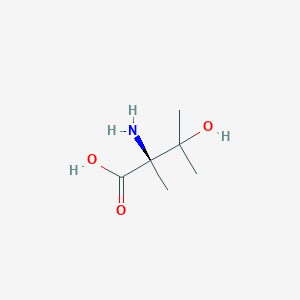 molecular formula C6H13NO3 B14235977 3-Hydroxy-3-methyl-D-isovaline CAS No. 530113-21-4