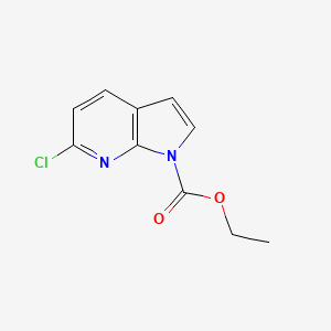 Ethyl 6-chloro-1H-pyrrolo[2,3-b]pyridine-1-carboxylate