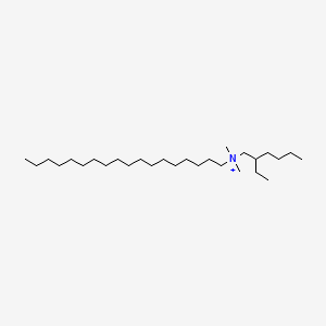molecular formula C28H60N+ B14236092 Stearyl ethylhexyldimonium CAS No. 463965-14-2