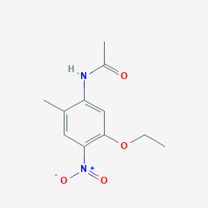 molecular formula C11H14N2O4 B14236109 Acetamide, N-(5-ethoxy-2-methyl-4-nitrophenyl)- CAS No. 361162-91-6