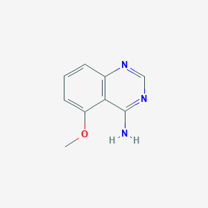 molecular formula C9H9N3O B1423612 5-甲氧基喹唑啉-4-胺 CAS No. 885277-54-3