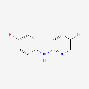molecular formula C11H8BrFN2 B1423616 5-bromo-N-(4-fluorophenyl)pyridin-2-amine CAS No. 918305-48-3