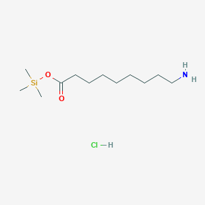molecular formula C12H28ClNO2Si B14236305 Trimethylsilyl 9-aminononanoate;hydrochloride CAS No. 329315-17-5