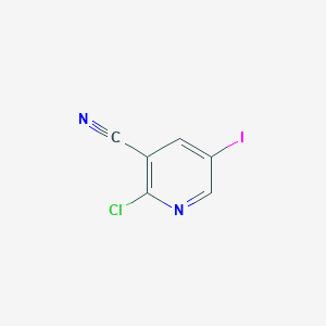molecular formula C6H2ClIN2 B1423635 2-Chloro-5-iodonicotinonitrile CAS No. 766515-34-8