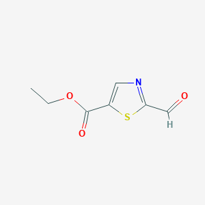 molecular formula C7H7NO3S B1423643 Ethyl 2-formyl-1,3-thiazole-5-carboxylate CAS No. 509083-71-0