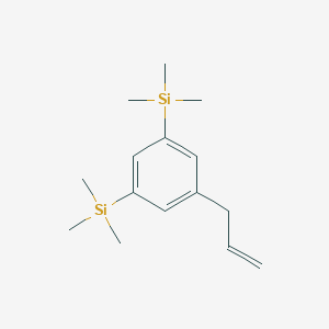 molecular formula C15H26Si2 B14236434 Silane, [5-(2-propenyl)-1,3-phenylene]bis[trimethyl- CAS No. 528577-22-2