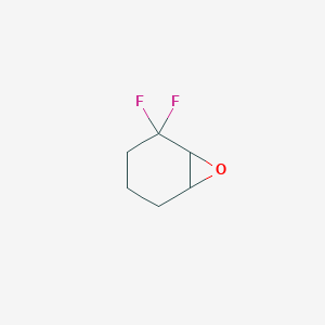 molecular formula C6H8F2O B1423652 2,2-Difluoro-7-oxabicyclo[4.1.0]heptane CAS No. 1109284-38-9