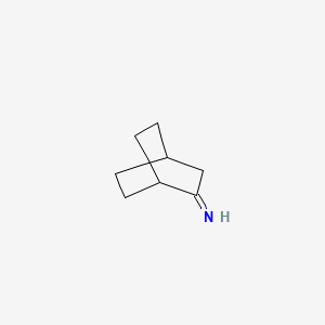 molecular formula C8H13N B14236556 Bicyclo[2.2.2]octan-2-imine CAS No. 502761-63-9