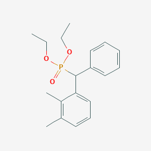 molecular formula C19H25O3P B14236572 Diethyl [(2,3-dimethylphenyl)(phenyl)methyl]phosphonate CAS No. 618119-90-7