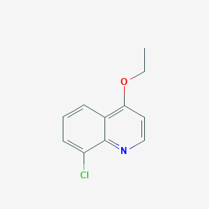 molecular formula C11H10ClNO B1423659 8-氯-4-乙氧基喹啉 CAS No. 64965-29-3