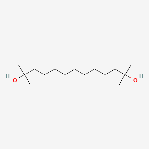 molecular formula C15H32O2 B14236686 2,12-Dimethyltridecane-2,12-diol CAS No. 300762-23-6